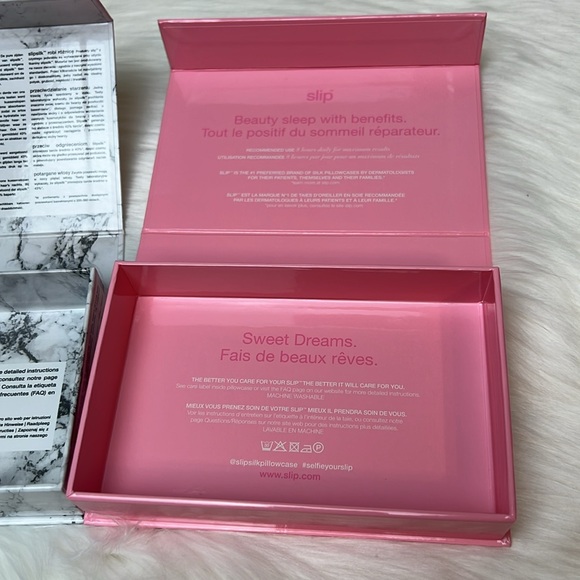 (2) slip Silk Pillowcase Empty Gift Boxes - Picture 7 of 11